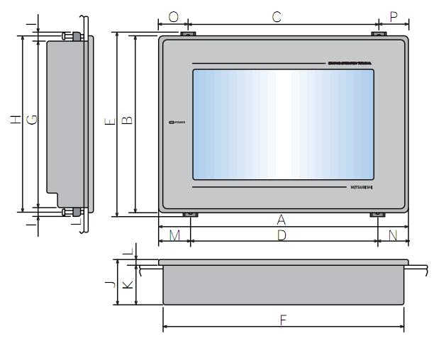 hmi mitsubishi a956got tbd m3 6 inch 24vdc