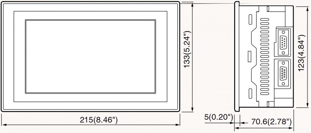 hmi mitsubishi f940wgot twd e 6 7 inch 24vdc